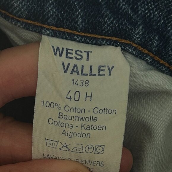 Vintage West Valley High Rise Mom Jeans‎ Sz 8 Button Fly Tapered Leg Made Italy - Picture 7 of 8